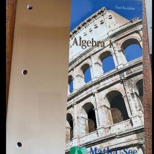 Math U See Algebra I Test Booklet - Paperback, by Steve Demme - NEW